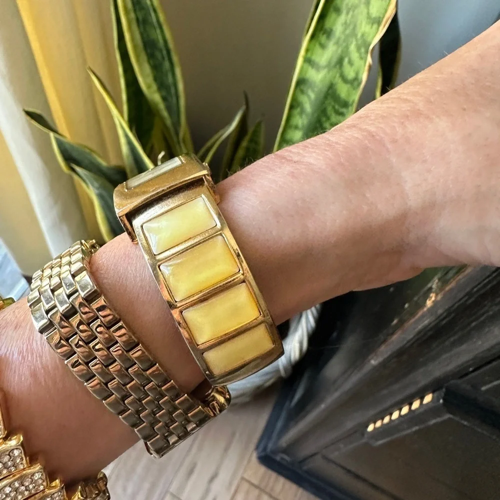 Studio Gold and Yellow Quartz Watch